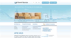 Desktop Screenshot of grandservice.lt